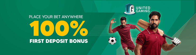 100% First Deposit Bonus on UG Sports