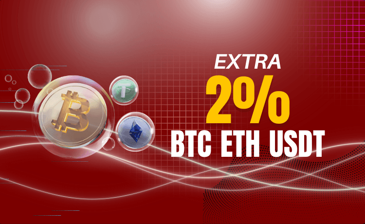 Extra 2% on Crypto