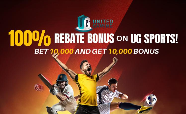 100% Rebate Bonus On UG Sports Games!
